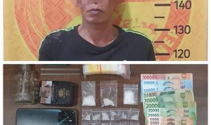 (Dokumentasi Polres Sumenep) Terduga pelaku dan barang bukti yang diamankan
