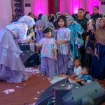 Kemeriahan suasana perayaan ulang tahun Afifah bersama seribu anak yatim